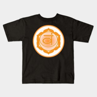 Embrace my emotions Sacral Chakra- Orange Kids T-Shirt